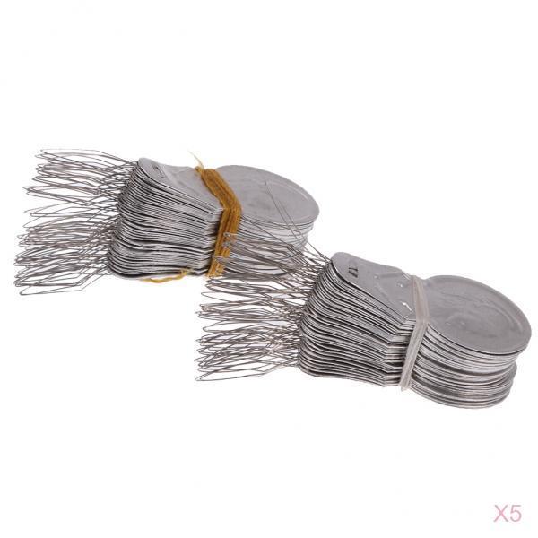 500Pcs Silver Wire Loop DIY Needle Threader Insertion Hand Machine Sewing