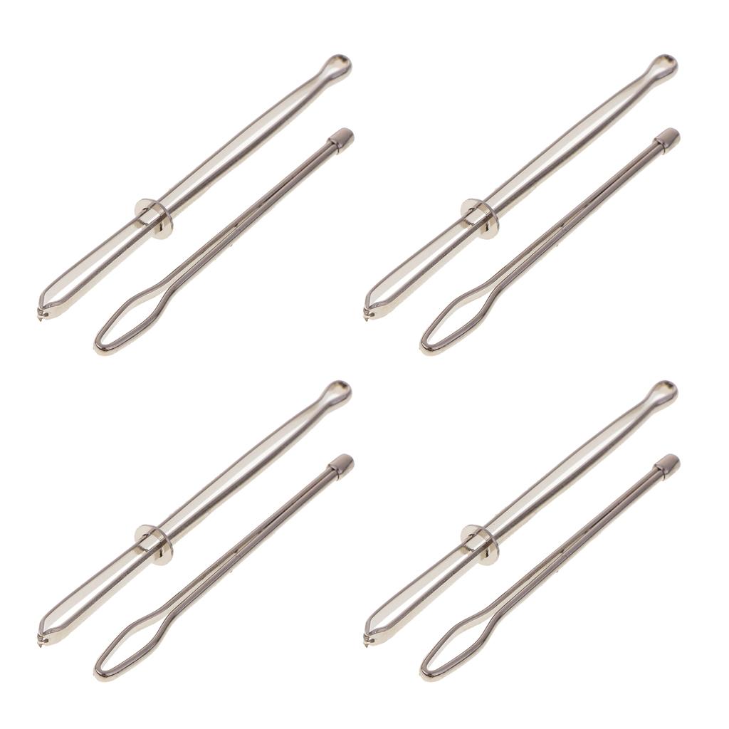 8Pcs Assorted Bodkin Needles Threader Tweezers Insert Elastic Sewing Tools