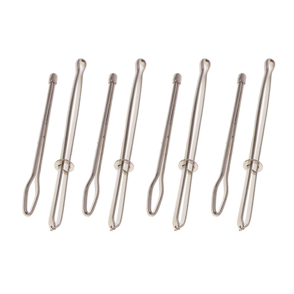 8Pcs Assorted Bodkin Needles Threader Tweezers Insert Elastic Sewing Tools