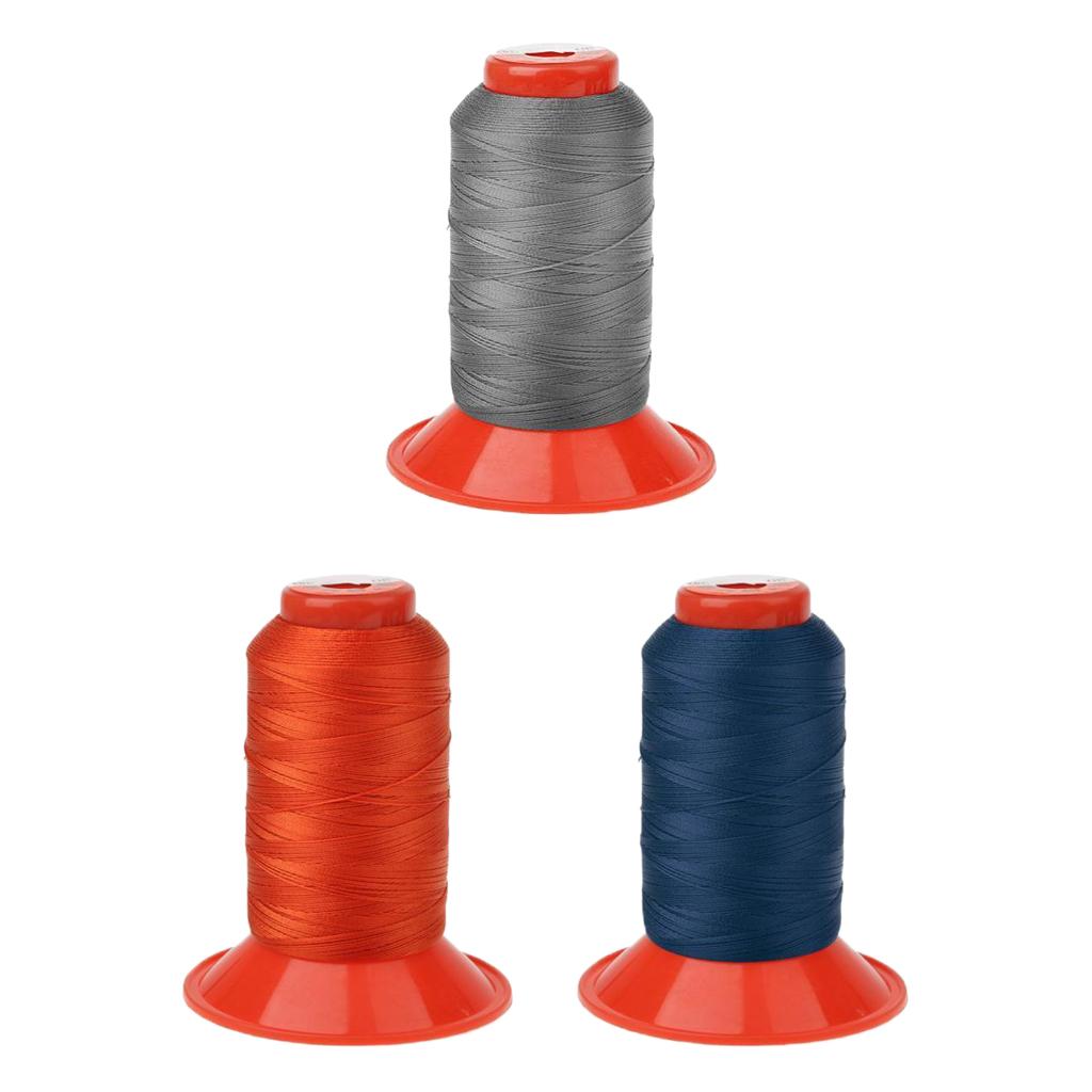 3 Spools Strong Bonded Nylon Tent Backpack Sewing Thread Cord 500 Meters