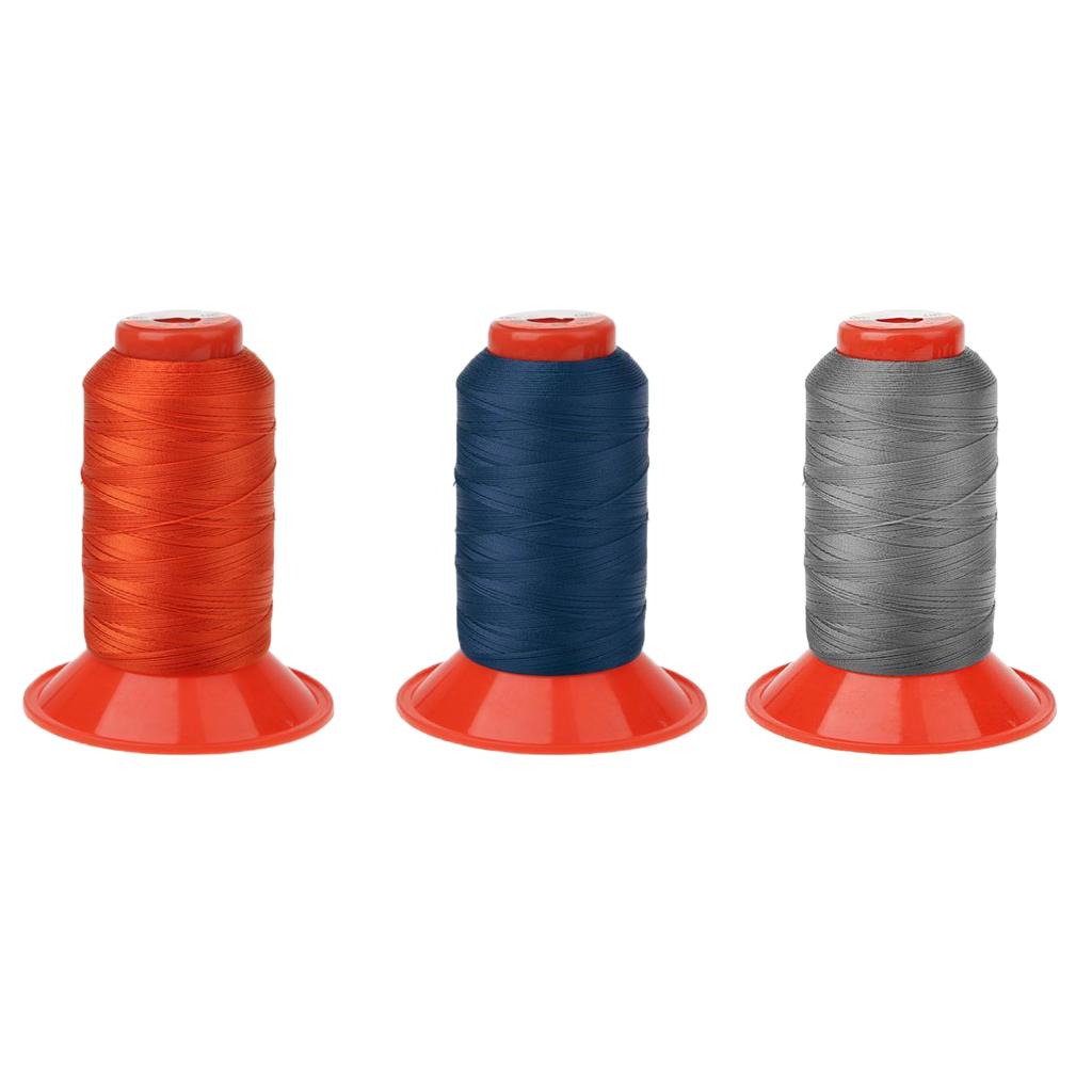 3 Spools Strong Bonded Nylon Tent Backpack Sewing Thread Cord 500 Meters