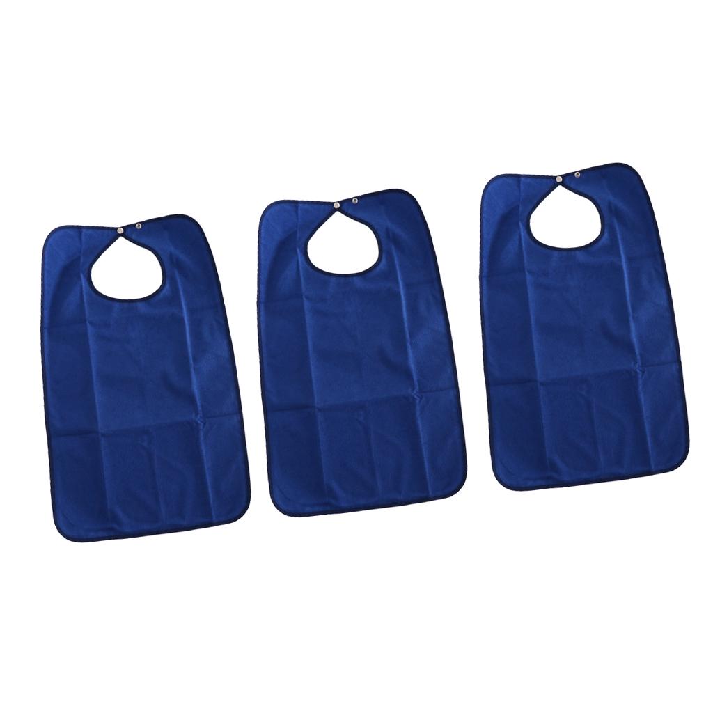 3pcs Waterproof Bib Meals Eating Protector Disability Patient Aid Apron 01