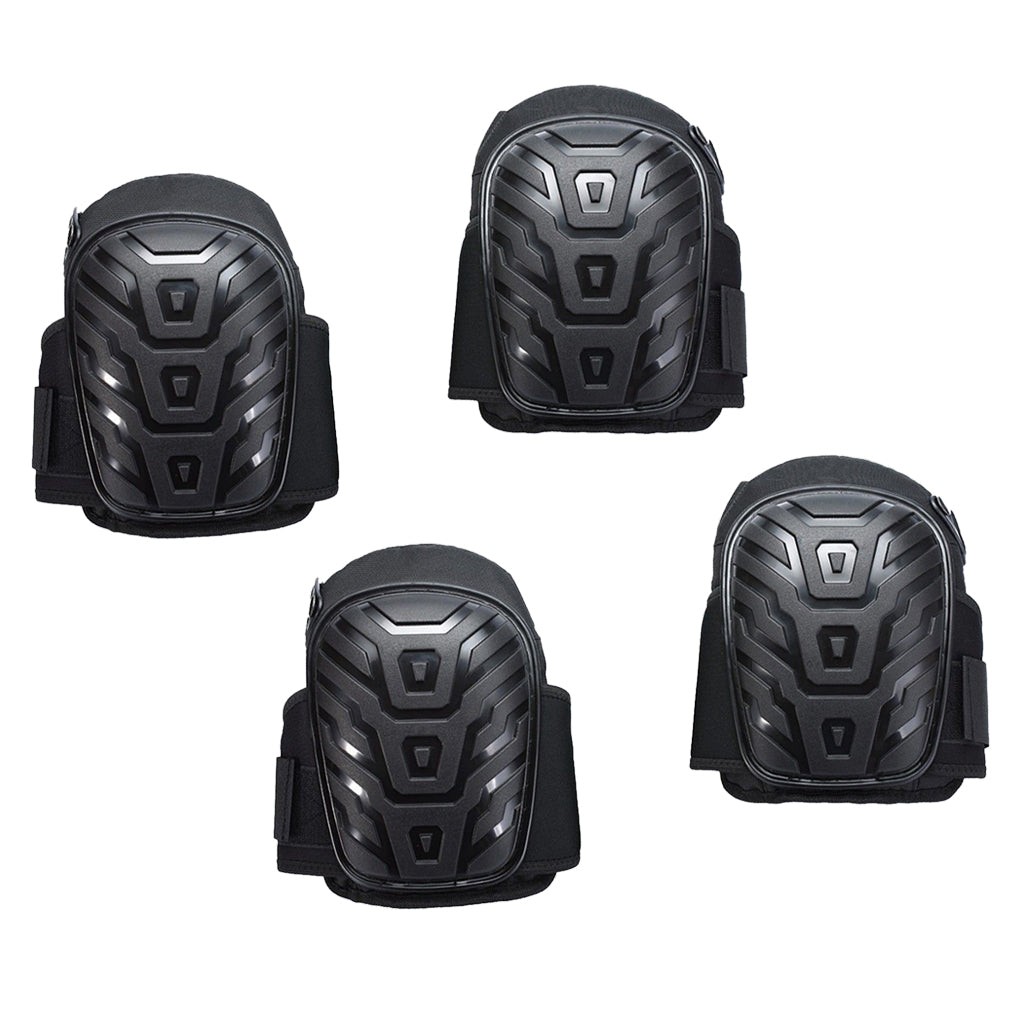2 Pair Professional Work Knee Pads Gel Cushion Construction Adjustable