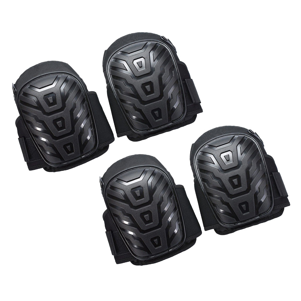 2 Pair Professional Work Knee Pads Gel Cushion Construction Adjustable