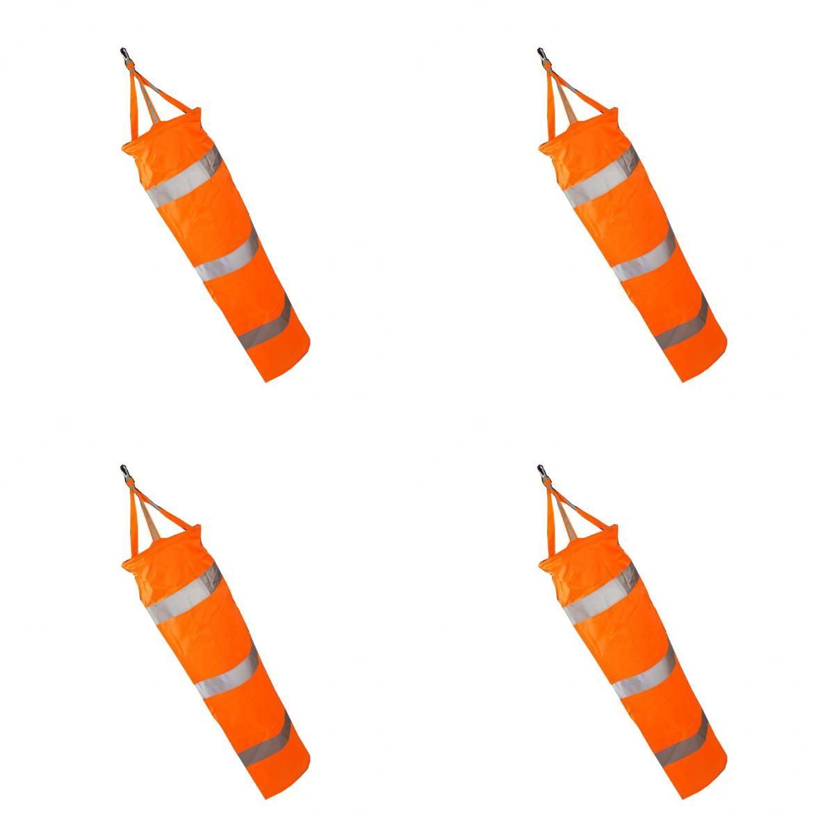 4Pcs Airport Windsock Outdoor Wind Sock Bag Reflective Belt Grommet 60-150cm