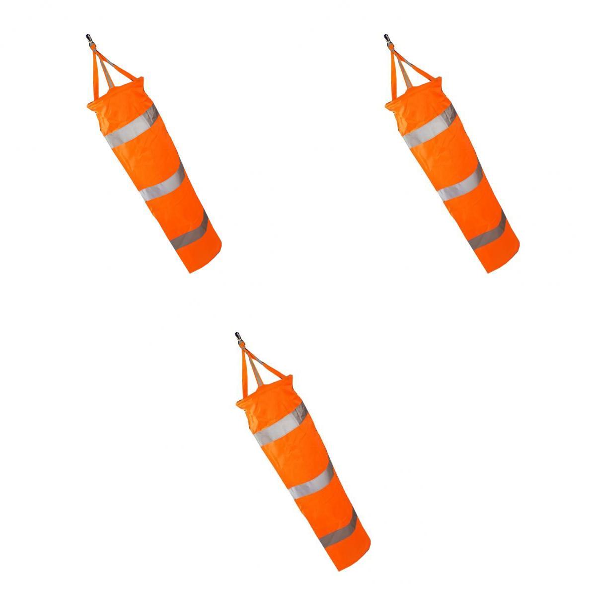 3Pcs Airport Windsock Outdoor Wind Sock Bag Reflective Belt Grommet