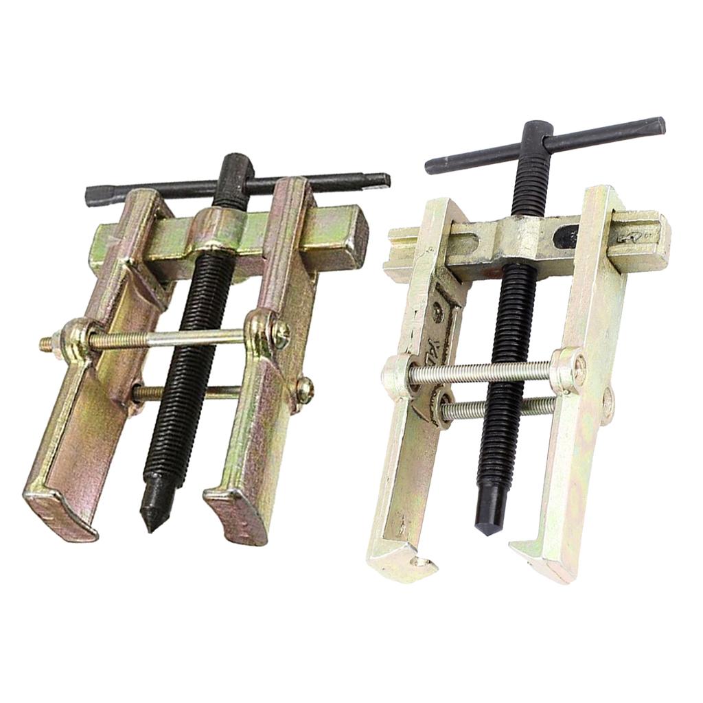 2Pcs 4'' & 6'' 2 Leg Bearing Gear Hub Puller Remover Hand Tool Removal Tool