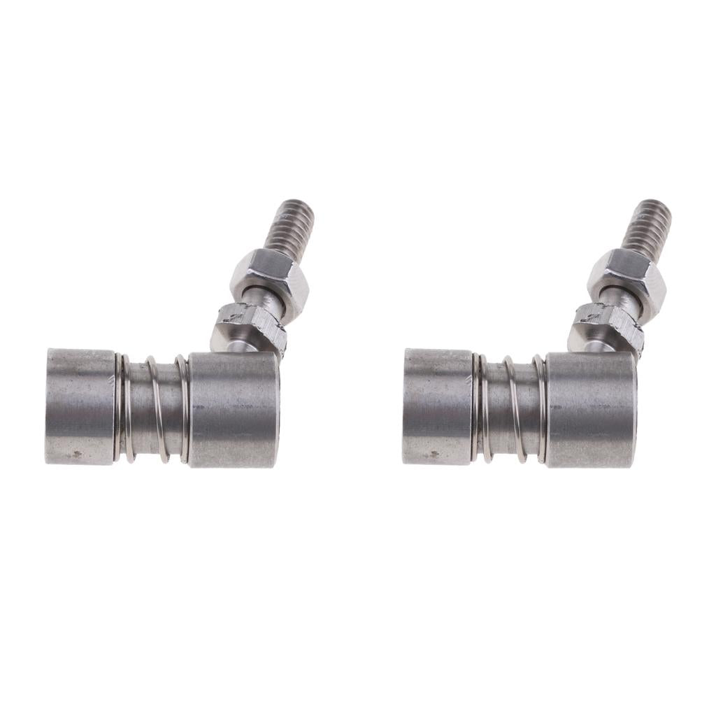 2X 304 Stainless Steel Control Cable Shift Throttle Ball Joint Boat Hardware