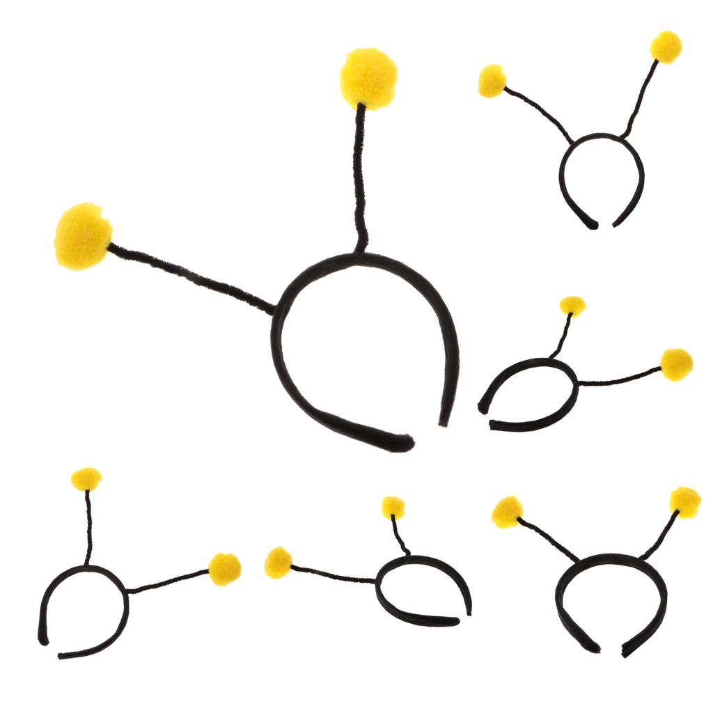 4Pcs Insect Antenna Headband Costume Bumblebee Bee Alien Fancy Dress