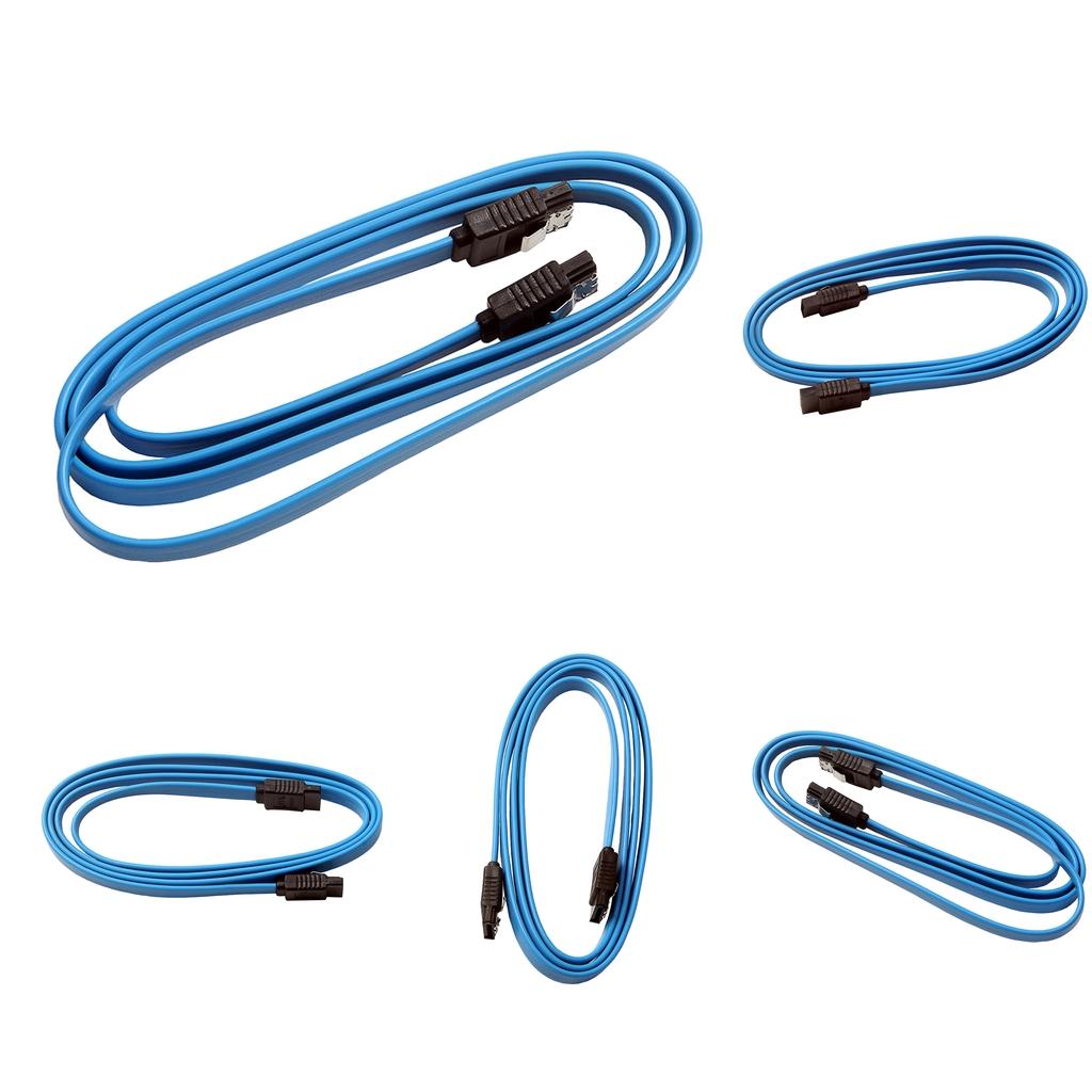 5pcs 1M SATA 3.0 III SATA3 SATAiii High Speed 6GB/s Data Cable Cord Blue