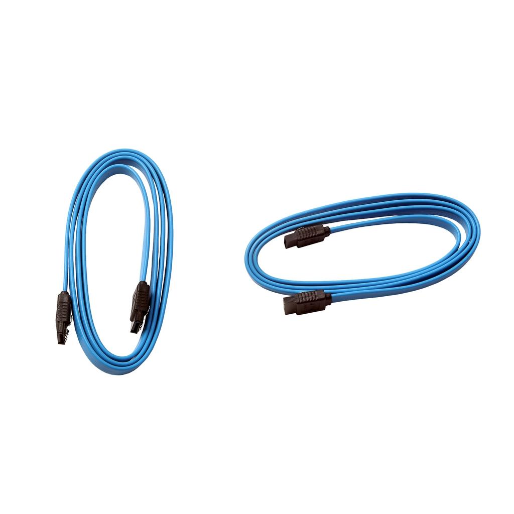 2pcs 1M SATA 3.0 III SATA3 SATAiii High Speed 6GB/s Data Cable Cord Blue