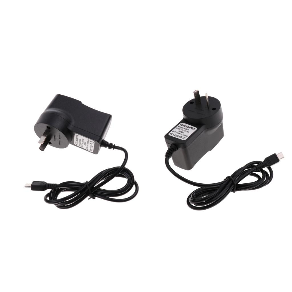 2pcs AU Power Supply Adapter Cable 5V 2.5A For Raspberry Pi 3