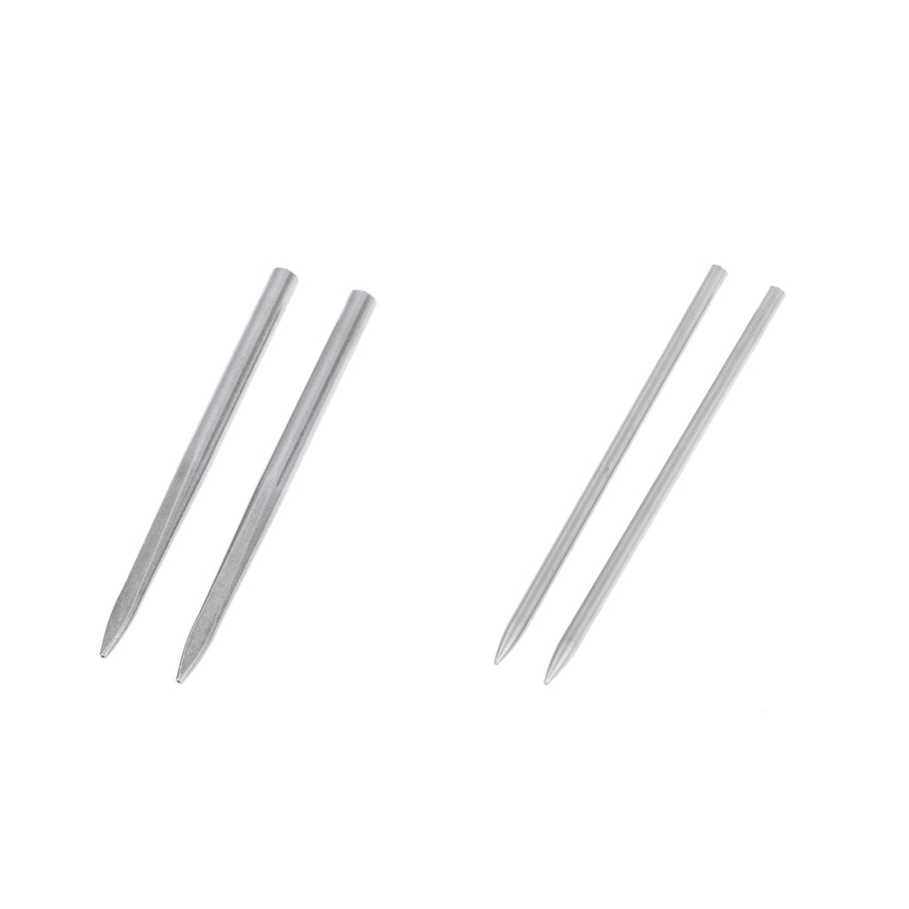 4pcs Stainless Steel Paracord Fid Lacing Stitching Needles 2mm 3mm Outdoors