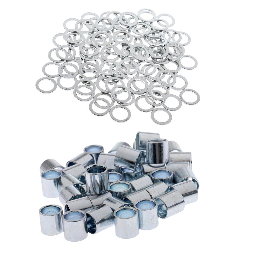 140pcs Skateboard Longboard Hardware Set Speed Washers and Bearing Spacers