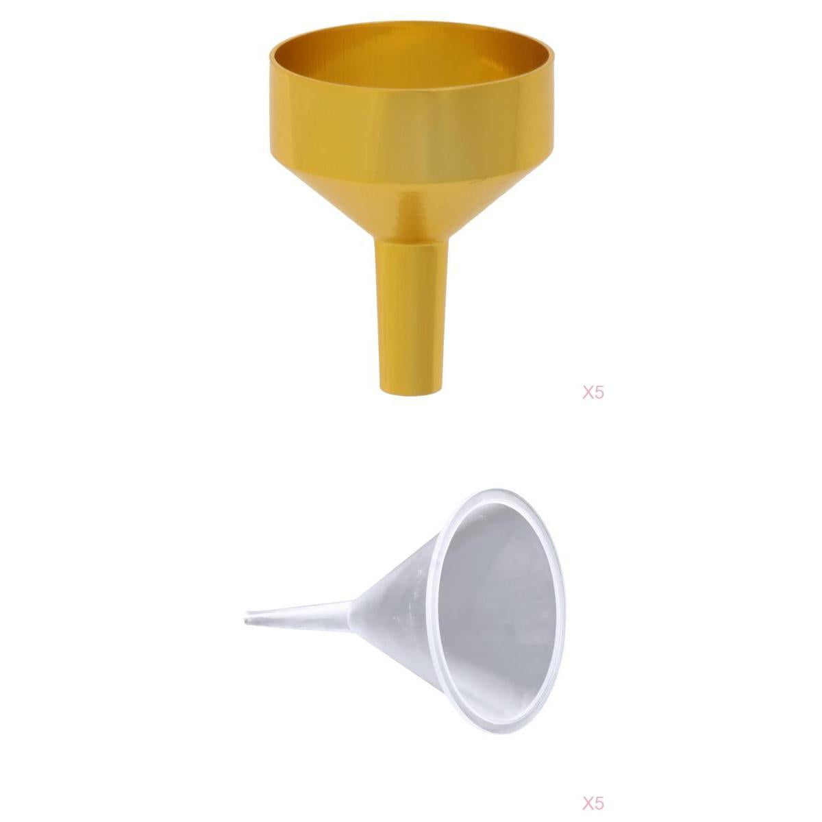 10pcs Plastic Metal Funnel Fill Liquid Water For Home Ice Ball Maker Tools