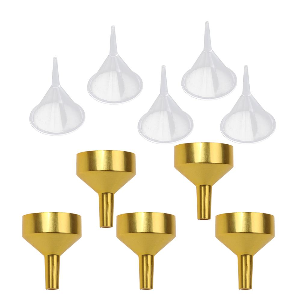 10pcs Plastic Metal Funnel Fill Liquid Water For Home Ice Ball Maker Tools