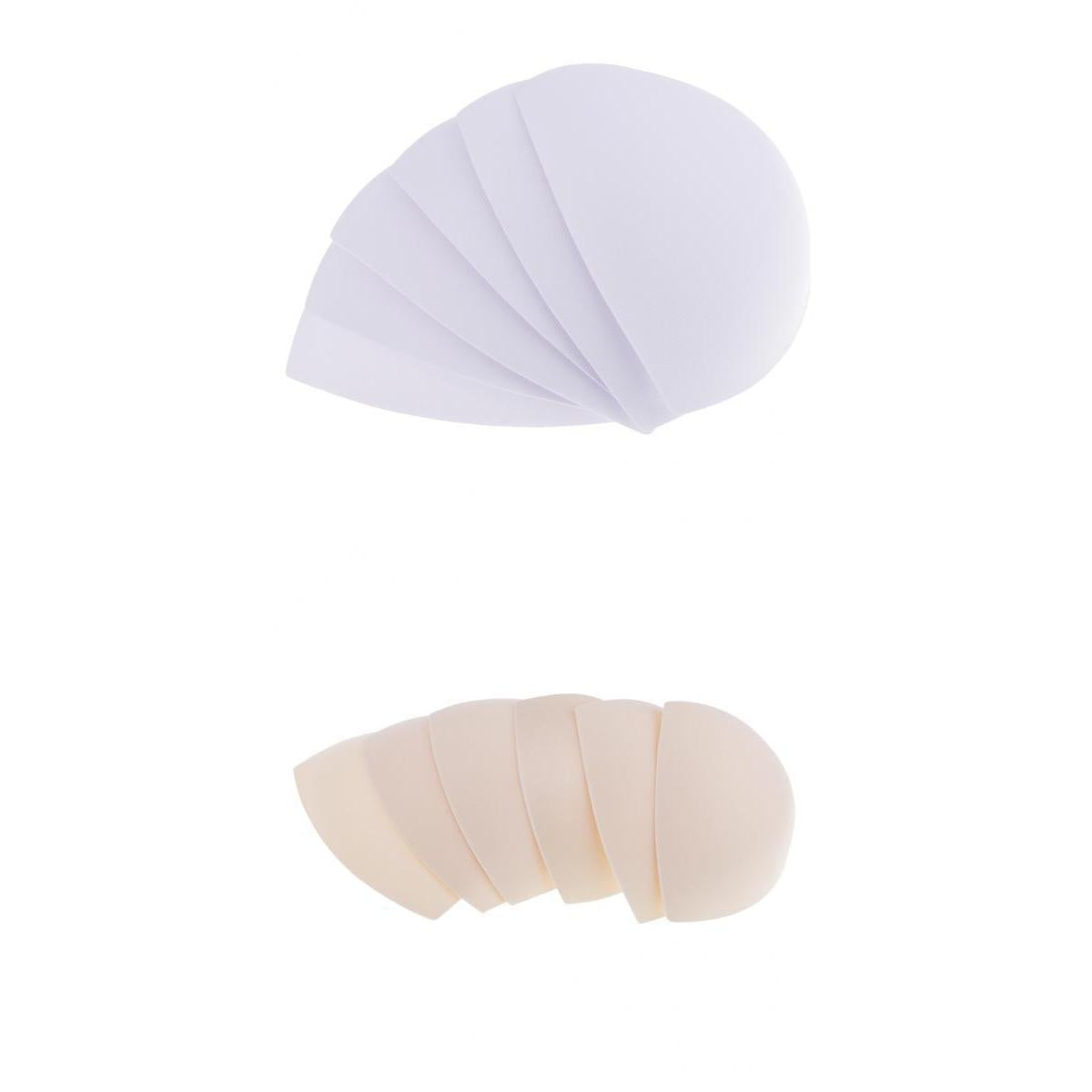 6 Pairs Soft Women's Triangle Bra Pads Inserts for Sports Bra Bikini