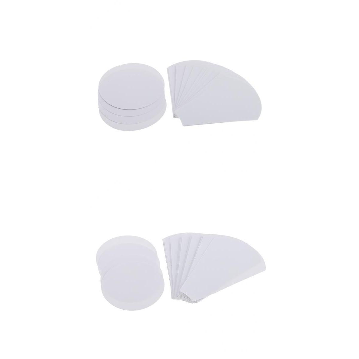 80 Pieces Flower Shape Paper Quilting Templates for Sewing Craft 56mm/71mm