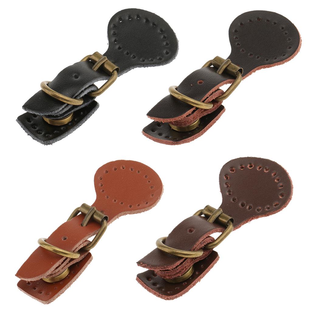 4 Sets Sew on Leather Magnetic Snap Buckles DIY Bag Handbag Replacement