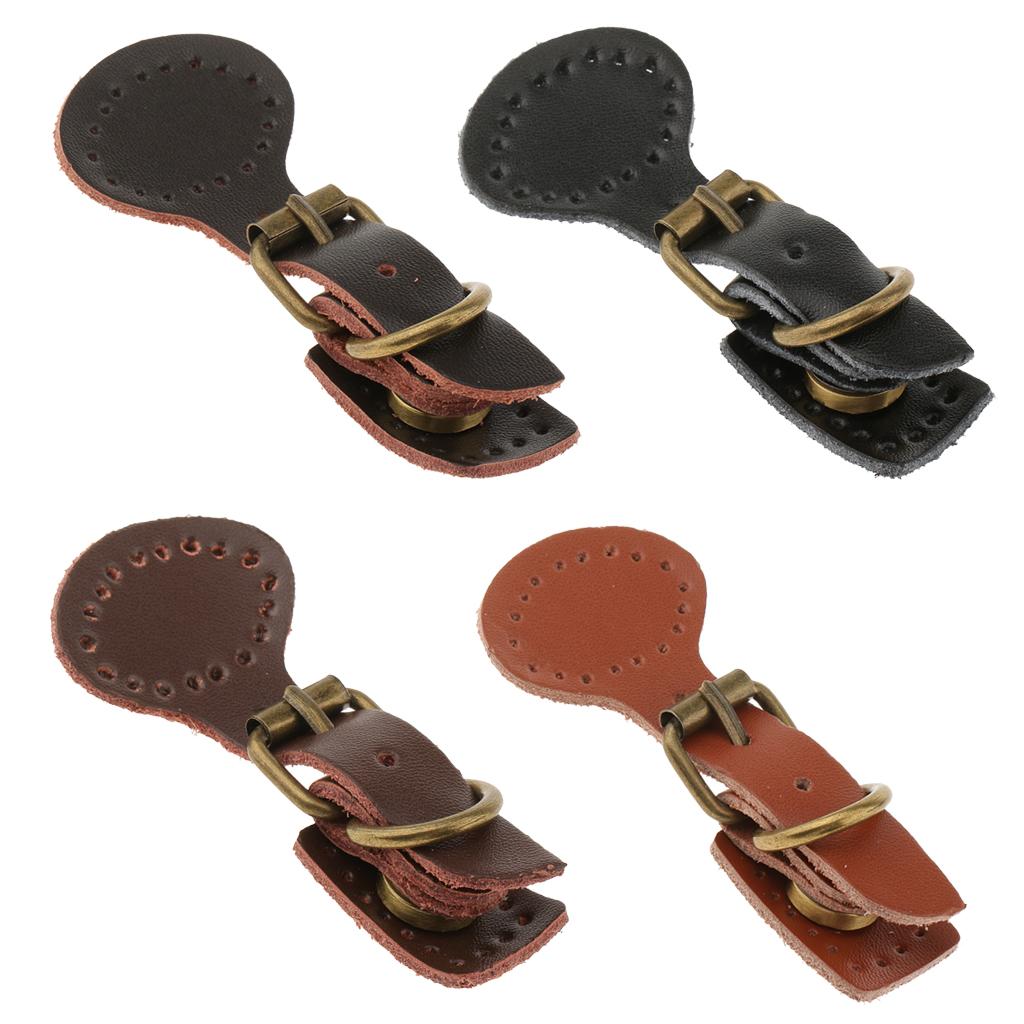 4 Sets Sew on Leather Magnetic Snap Buckles DIY Bag Handbag Replacement