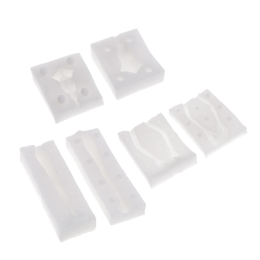 3 Set Polymer Clay Molds DIY Doll Bodies Fondant Cake Decorating Mold Tools