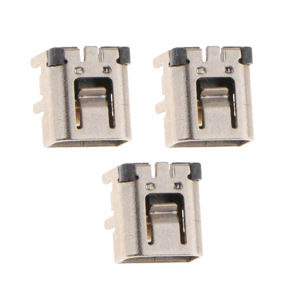 3Pcs Power Port Charging Socket Connector Repair For Nintendo DSi/DSi XL/2DS