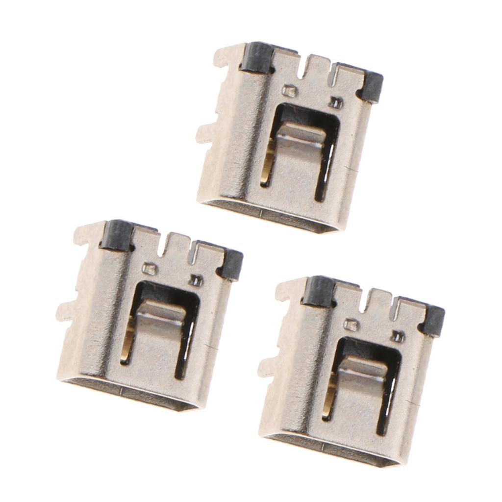 3Pcs Power Port Charging Socket Connector Repair For Nintendo DSi/DSi XL/2DS