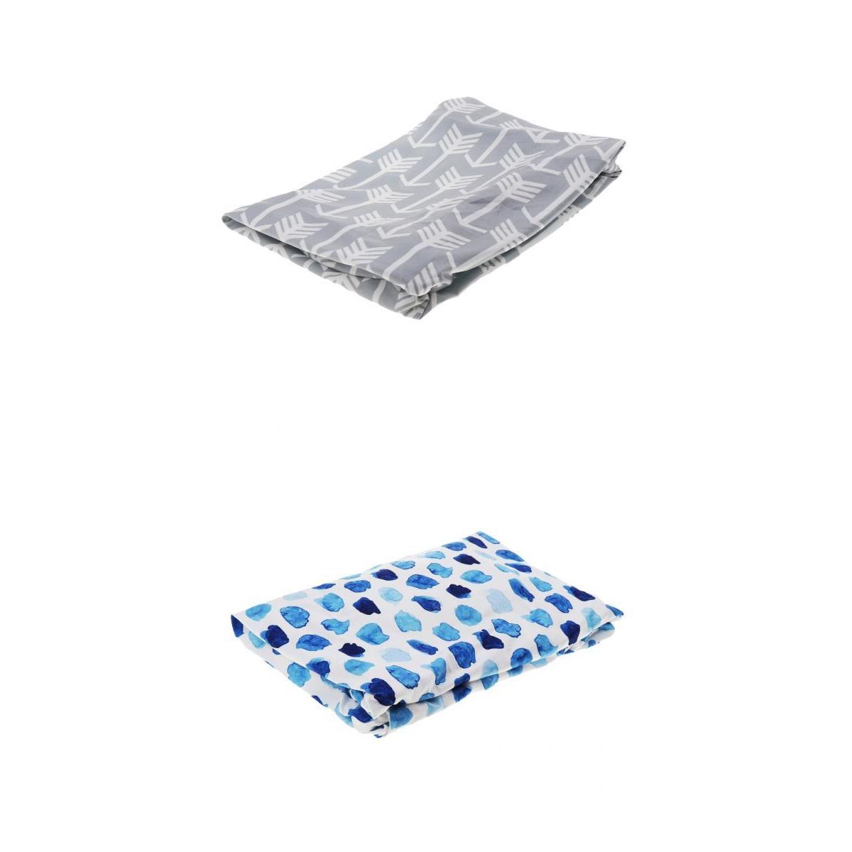 2xBaby Changing Table Pad Waterproof Mattress Bed Sheet Change Mat Cover