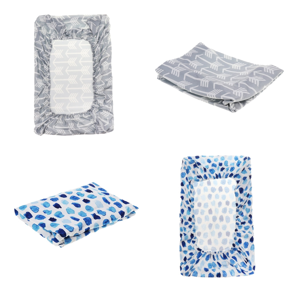 2xBaby Changing Table Pad Waterproof Mattress Bed Sheet Change Mat Cover