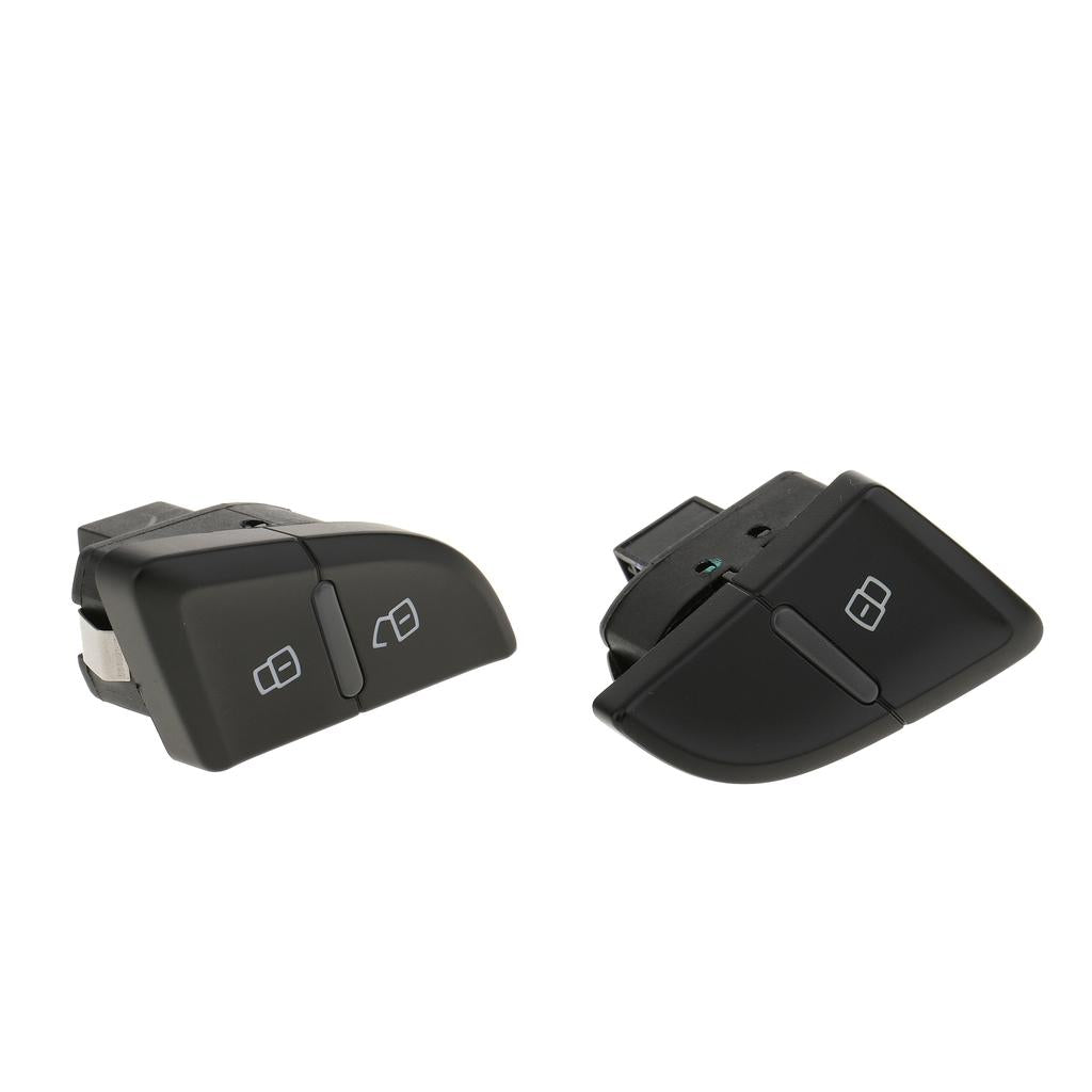 2pcs Left Power Door Lock Latch Switch Button for Audi A4 A4L B8 Front+Rear