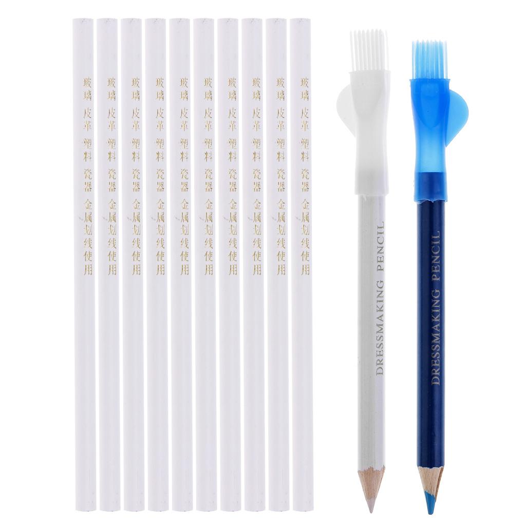12Pcs Tailors Chalk Pen Pencil For Sewing Dressmakers DIY Fabric Markers Pen
