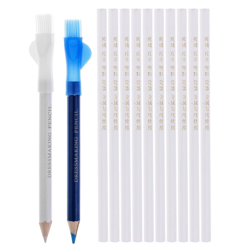 12Pcs Tailors Chalk Pen Pencil For Sewing Dressmakers DIY Fabric Markers Pen