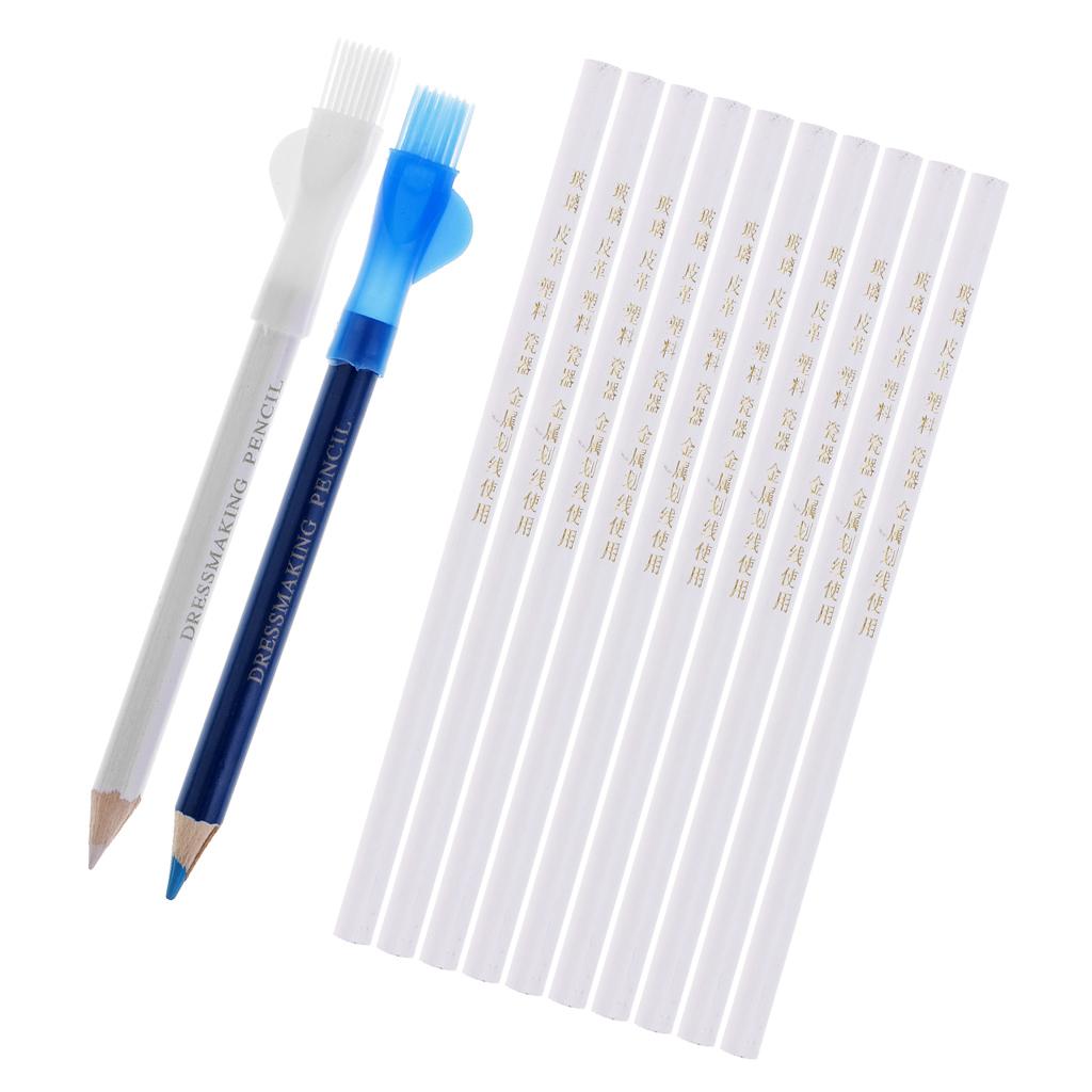 12Pcs Tailors Chalk Pen Pencil For Sewing Dressmakers DIY Fabric Markers Pen