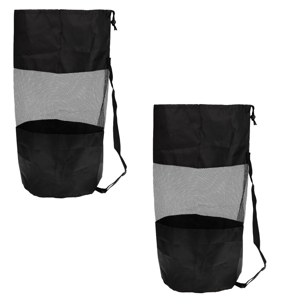 2Pcs Scuba Dive Gear Diving Snorkelling Camp Canoe Kayak Bag Mesh Sling Bag