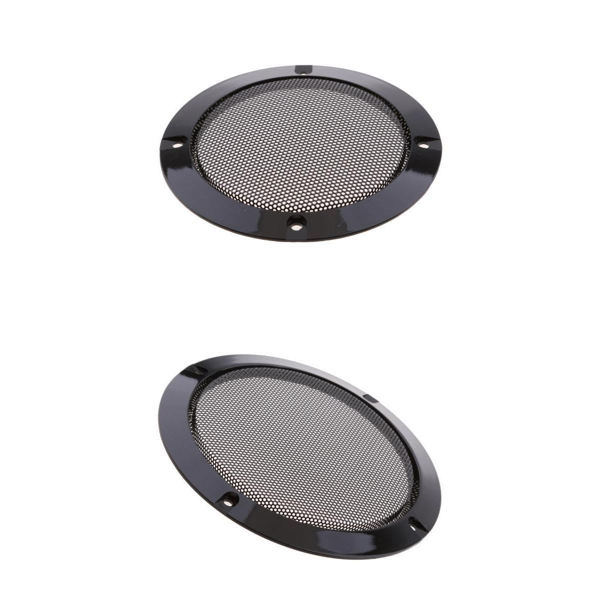 2 Sets Speaker Grills Cover Case with Screws 4Inch + 6.5Inch