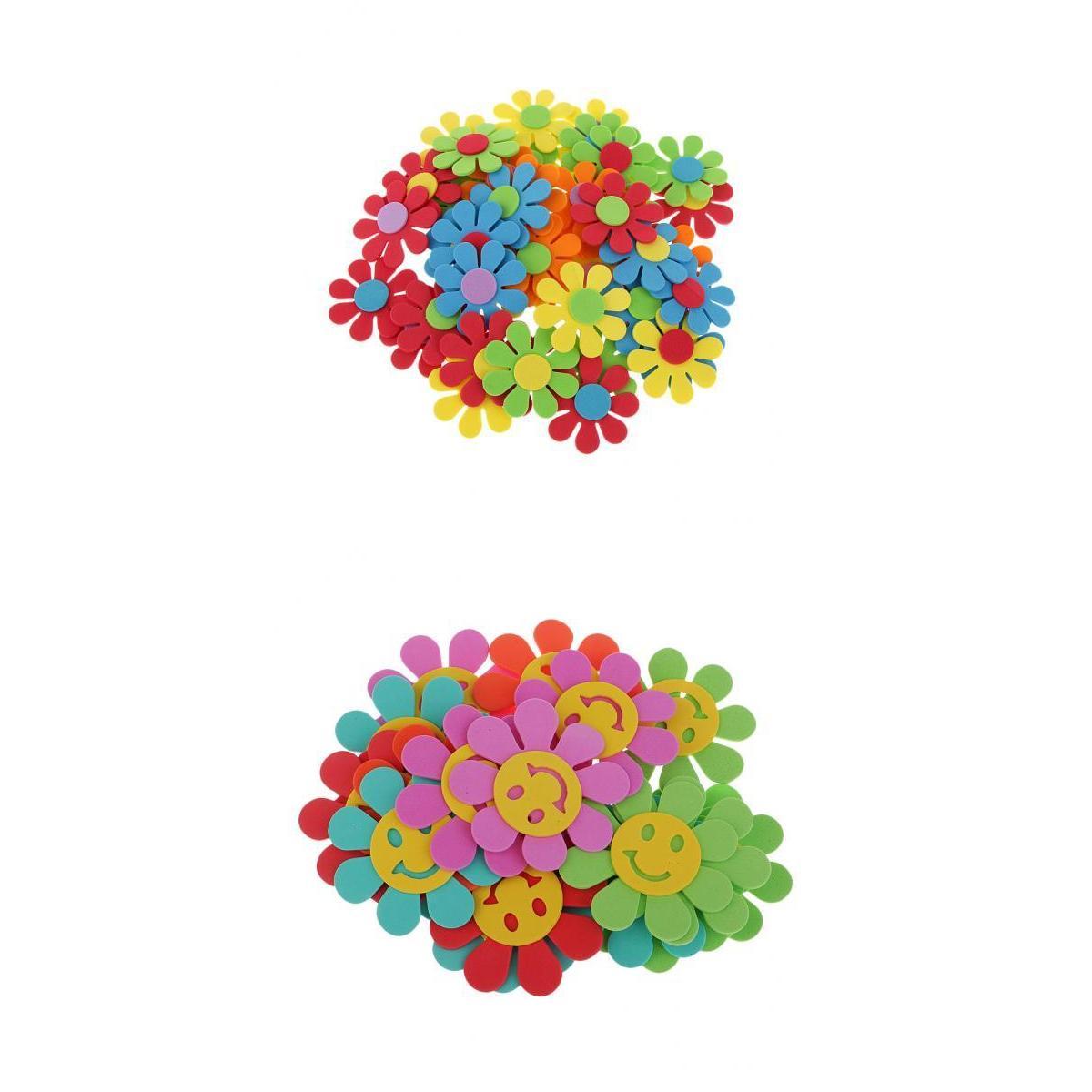 70 Pieces Mixed Self Adhesive Foam Stickers Kids Room Wall Decoration Foam