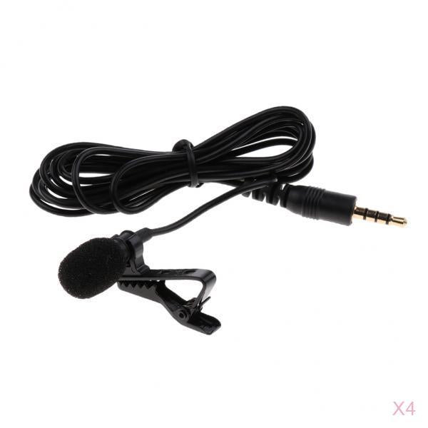 3.5mm Clip on Mini Lapel Lavalier Microphone Mic