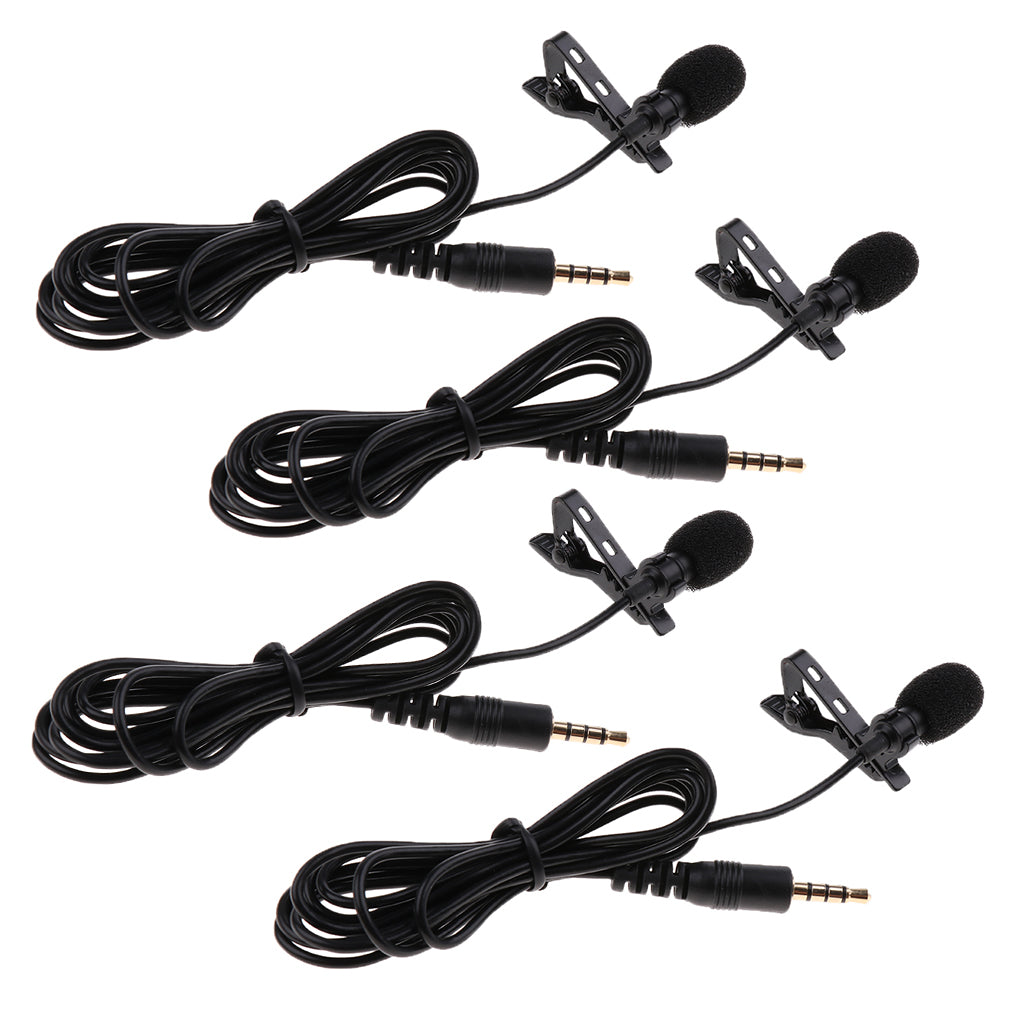 3.5mm Clip on Mini Lapel Lavalier Microphone Mic