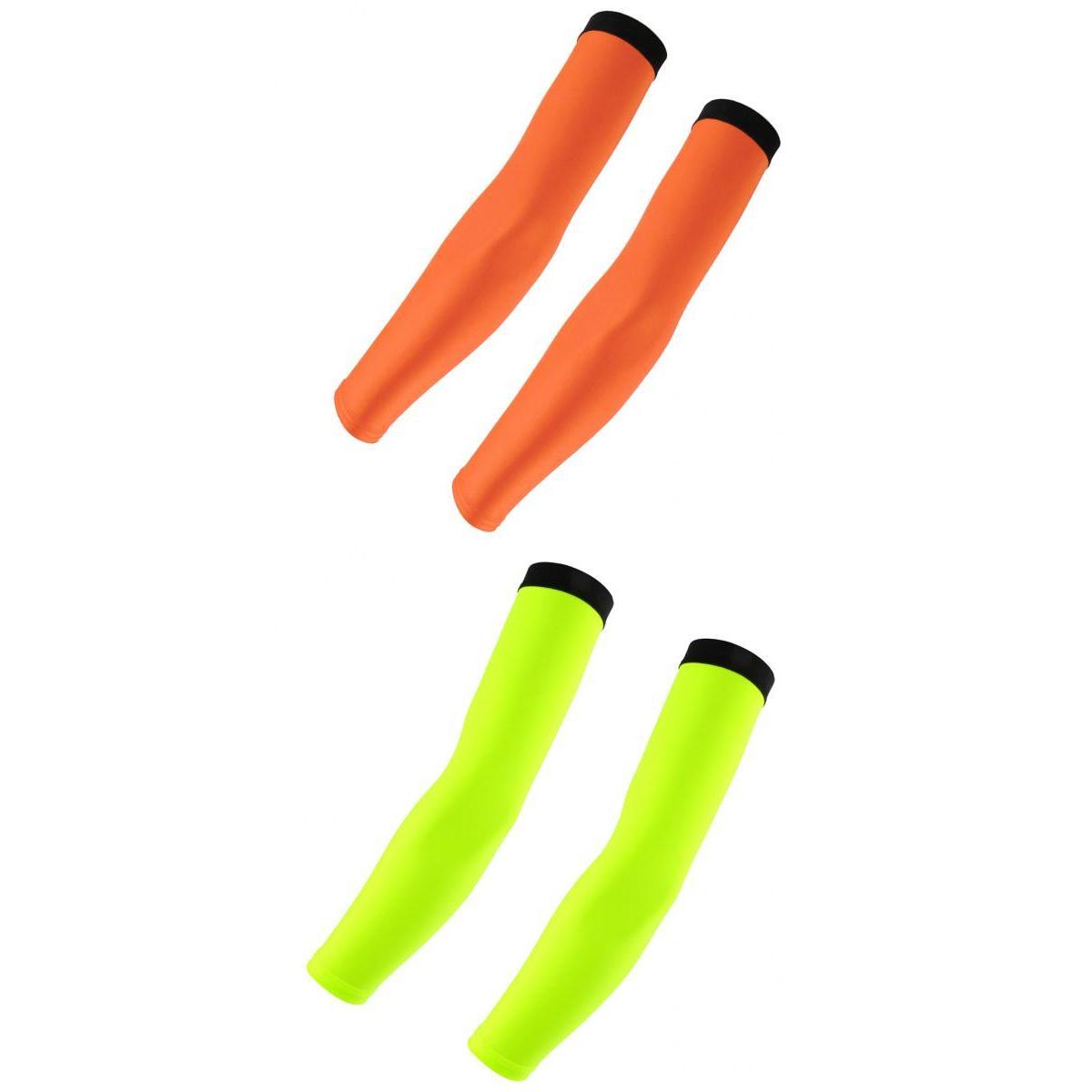 2 Pairs Bike Cycling Golf Arm Sleeves Sun Protection Bicycle Arm Warmer
