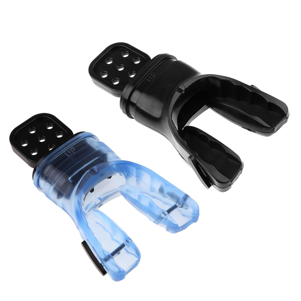 2 Pieces Silicone Scuba Diving Dive Snorkel Standard Mouthpiece Regulator