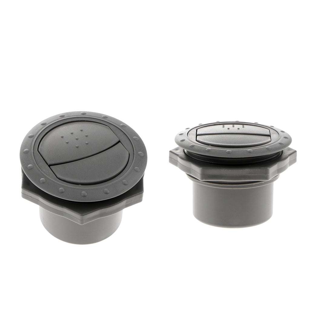 2pcs RV Trailer Yacht Interior Side Roof Air Exhaust Vent Ventilation Outlet