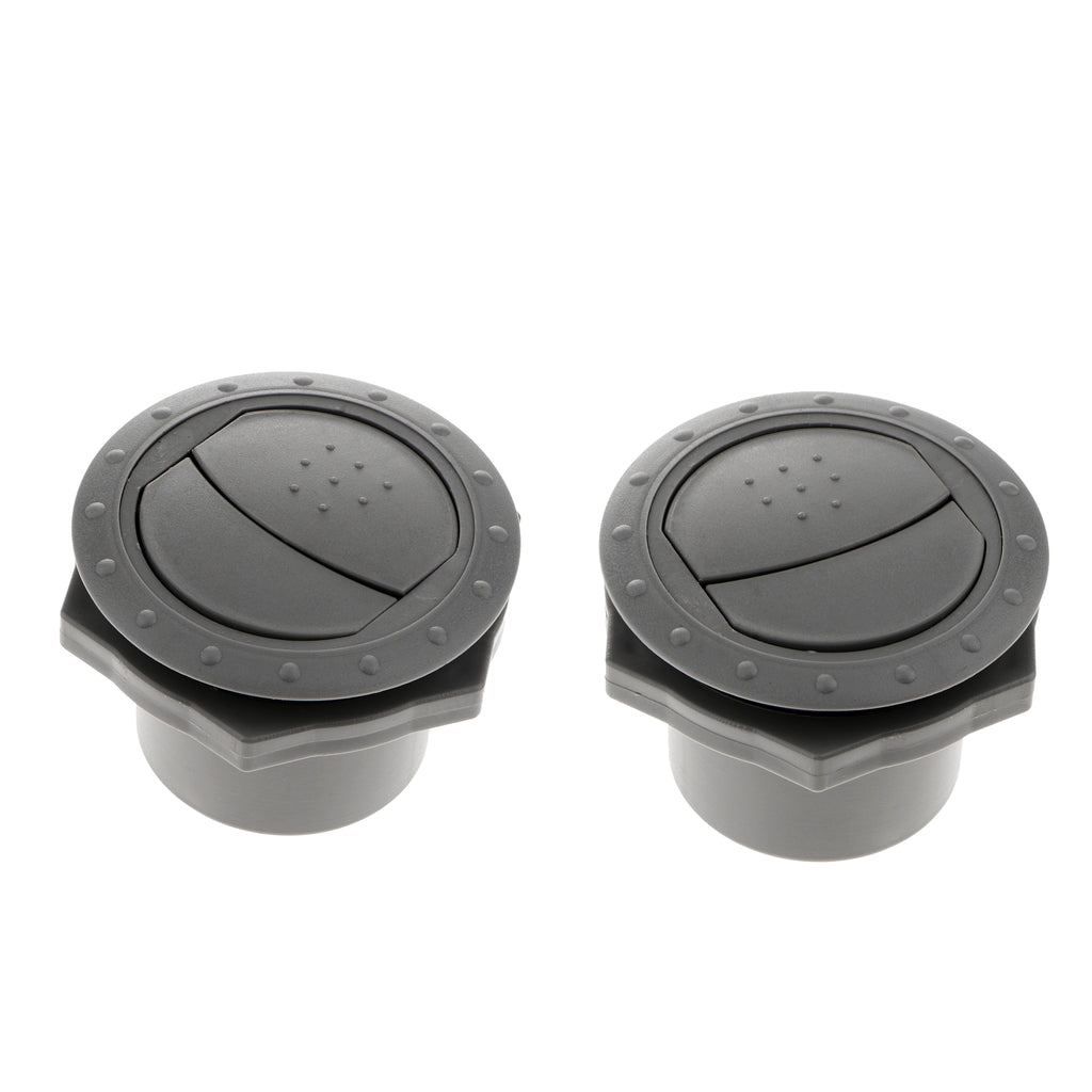 2pcs RV Trailer Yacht Interior Side Roof Air Exhaust Vent Ventilation Outlet