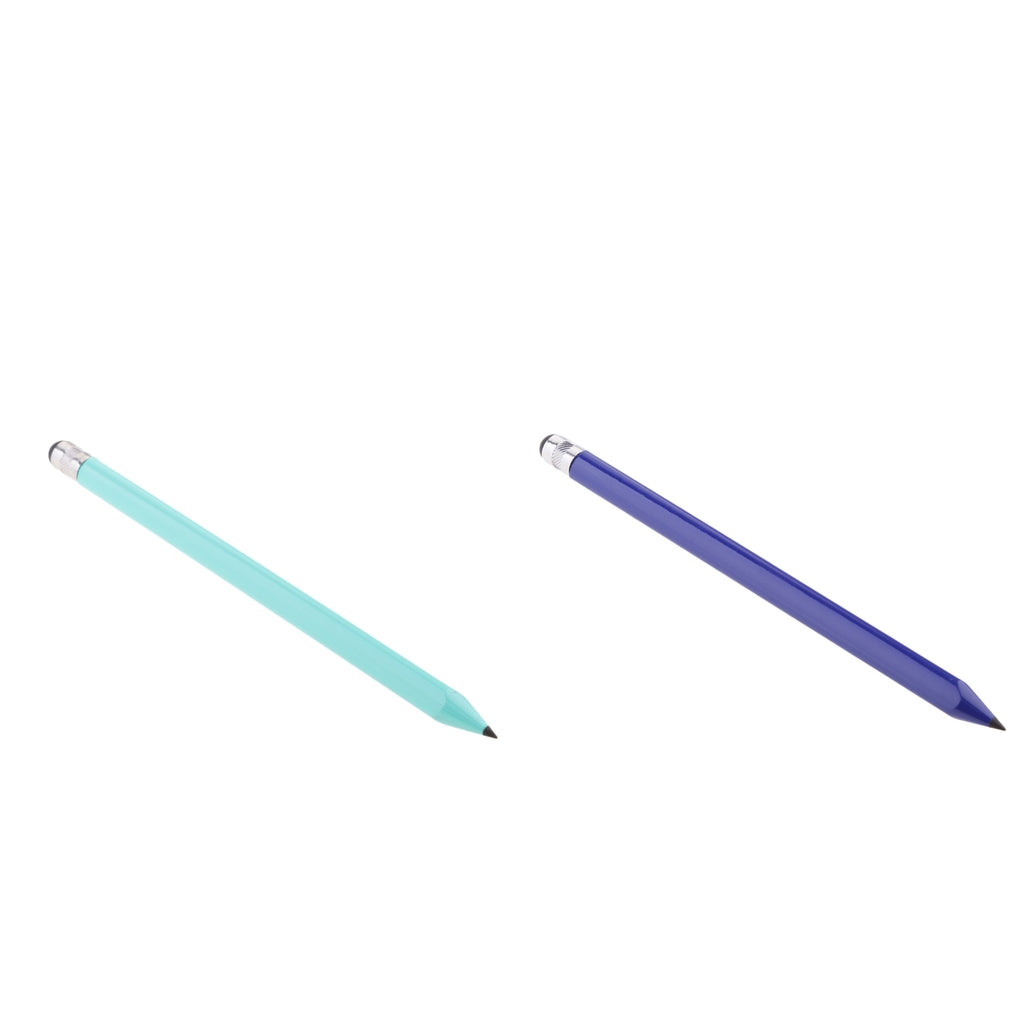 2pcs 2-in-1 Retro Design Touch Screen Stylus for iPhone Samsung Tablets PC