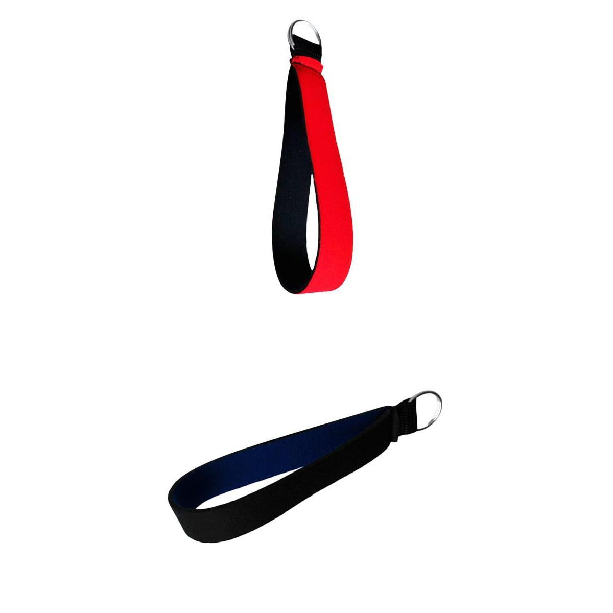 2Pcs Neoprene Wristlet Keychain Wrist Strap Band Key Holder Split Ring