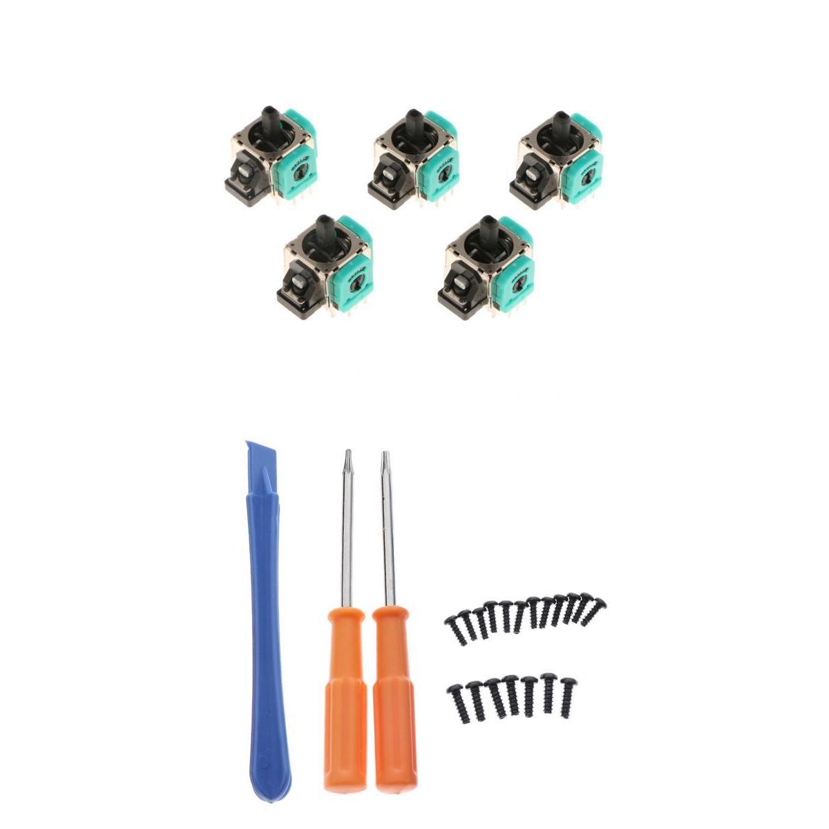 5 x Analog Stick 3D Rocker Joystick Axis + Tools for One Controllers -A