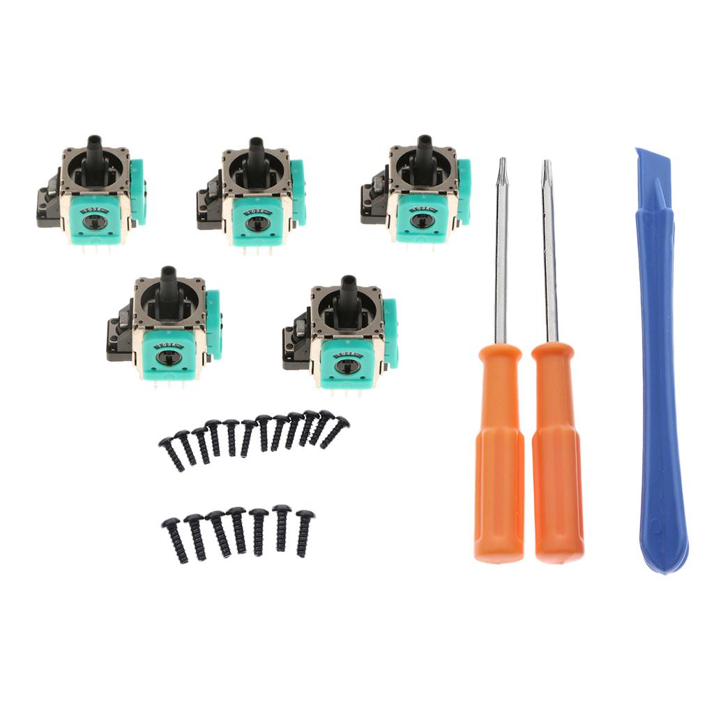 5 x Analog Stick 3D Rocker Joystick Axis + Tools for One Controllers -A