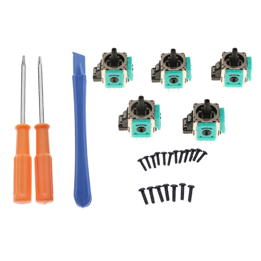 5 x Analog Stick 3D Rocker Joystick Axis + Tools for One Controllers -A