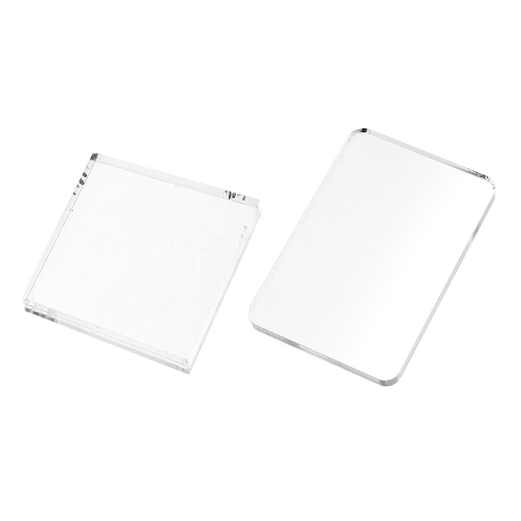 Clear Acrylic Block Stamp Blocks Stamping Scrapbooking Decor Craft DIY Tool