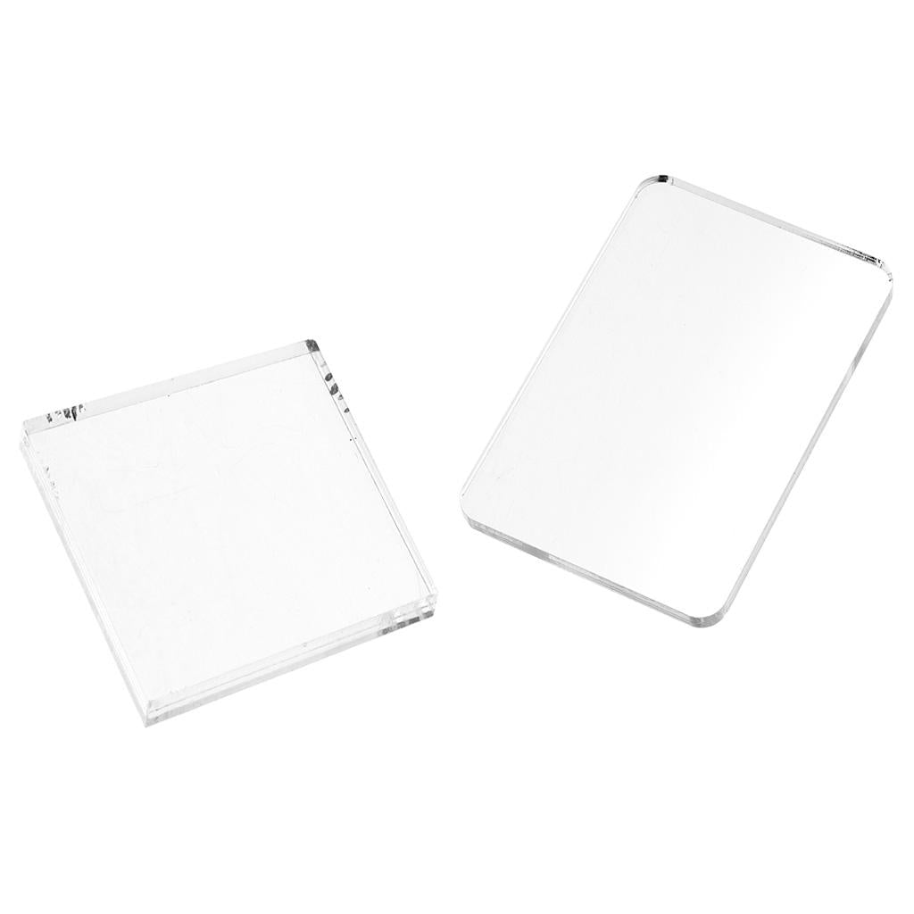 Clear Acrylic Block Stamp Blocks Stamping Scrapbooking Decor Craft DIY Tool