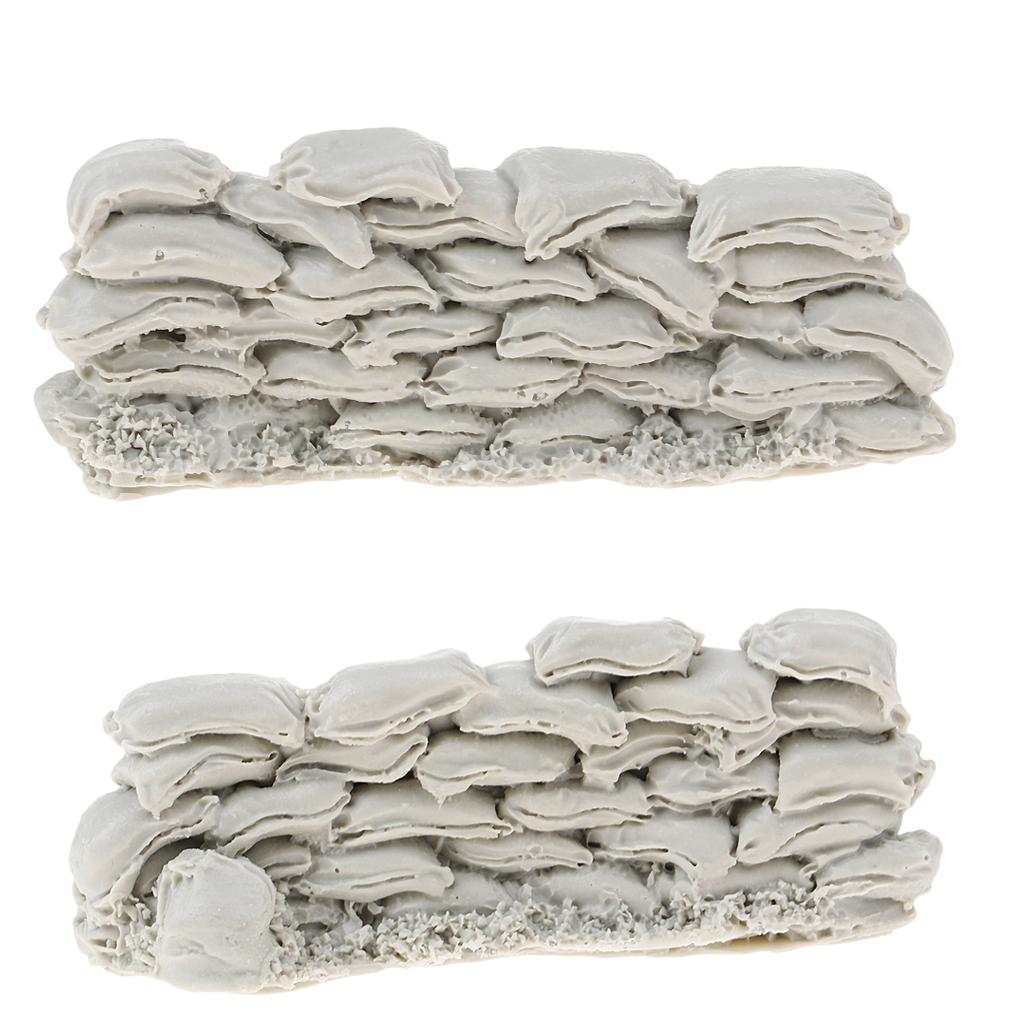 1/35 Resin Soldier Scenario Accessories Model Resin Sandbag Wall Model
